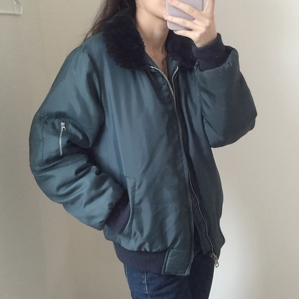 Dark green Bomber jacket